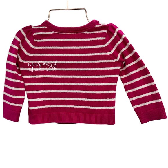 Disney Baby Gap Minnie Mouse Striped Cotton Knit Sweater 18-24 Months - Picture 3 of 4